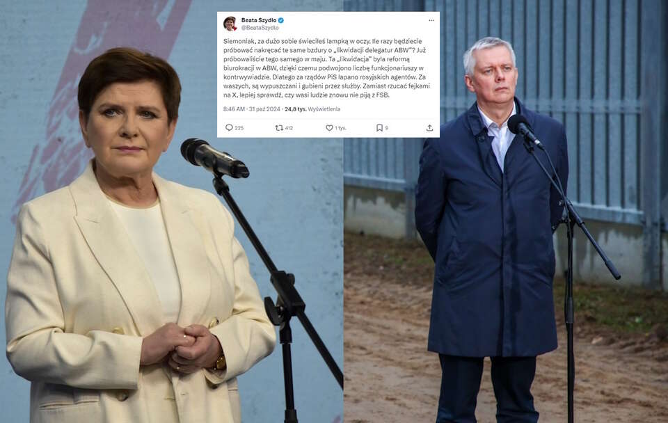 Beata Szydło, Tomasz Siemoniak / autor: Fratria/PAP/Artur Reszko