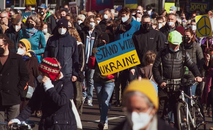 Demonstracja solidarności z narodem ukraińskim (zdjęcie ilustracyjne) / autor: Pixabay