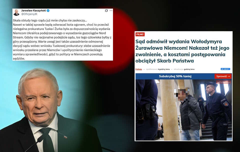 Wina rządu ws. Żurawlowa? Jarosław Kaczyński zabrał głos