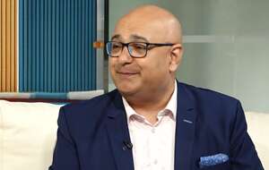 Alvin Gajadhur na antenie Telewizji wPolsce24 / autor: Telewizja wPolsce24