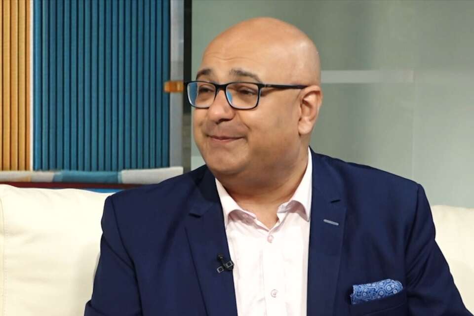 Alvin Gajadhur na antenie Telewizji wPolsce24 / autor: Telewizja wPolsce24