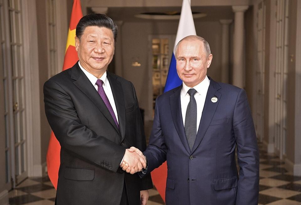 Xi Jinping i Władimir Putin / autor: Kremlin.ru, CC BY 4.0 <https://creativecommons.org/licenses/by/4.0>, via Wikimedia Commons