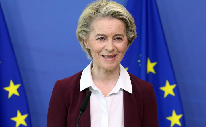 przewodnicząca Komisji Europejskiej Ursula von der Leyen / autor: PAP/EPA/FRANCOIS WALSCHAERTS / POOL