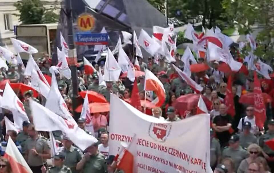 Manifestacja KAS  / autor: Telewizja Republika