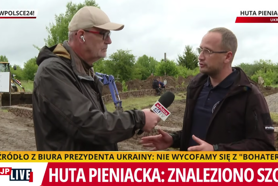 Prace archologiczne w Hucie Piniackiej  / autor: wPolsce24