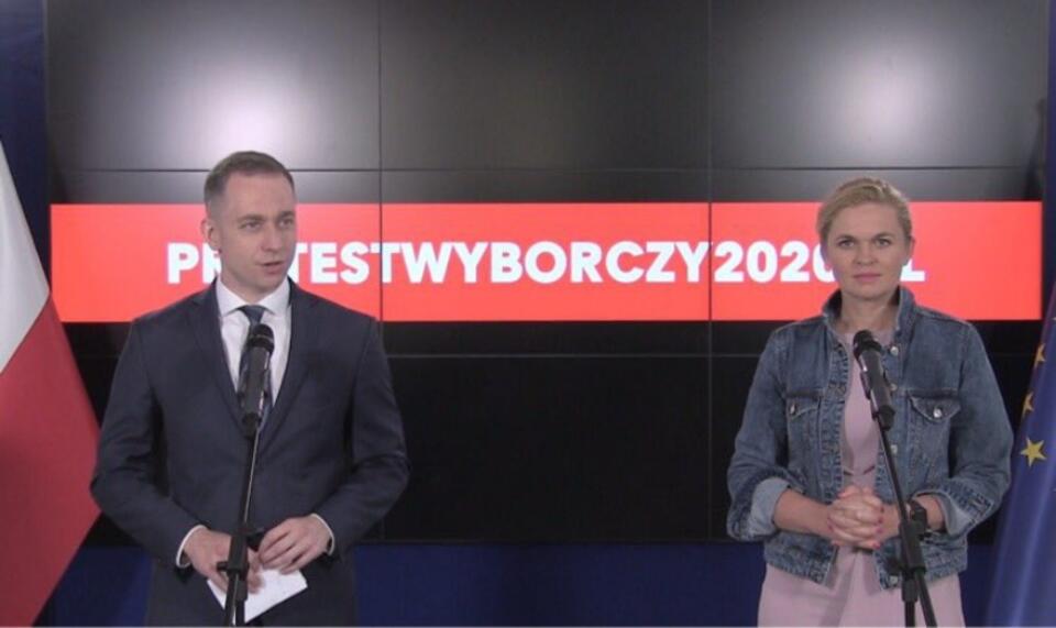 Cezary Tomczyk i Barbara Nowacka / autor: Twitter/Platforma Obywatelska