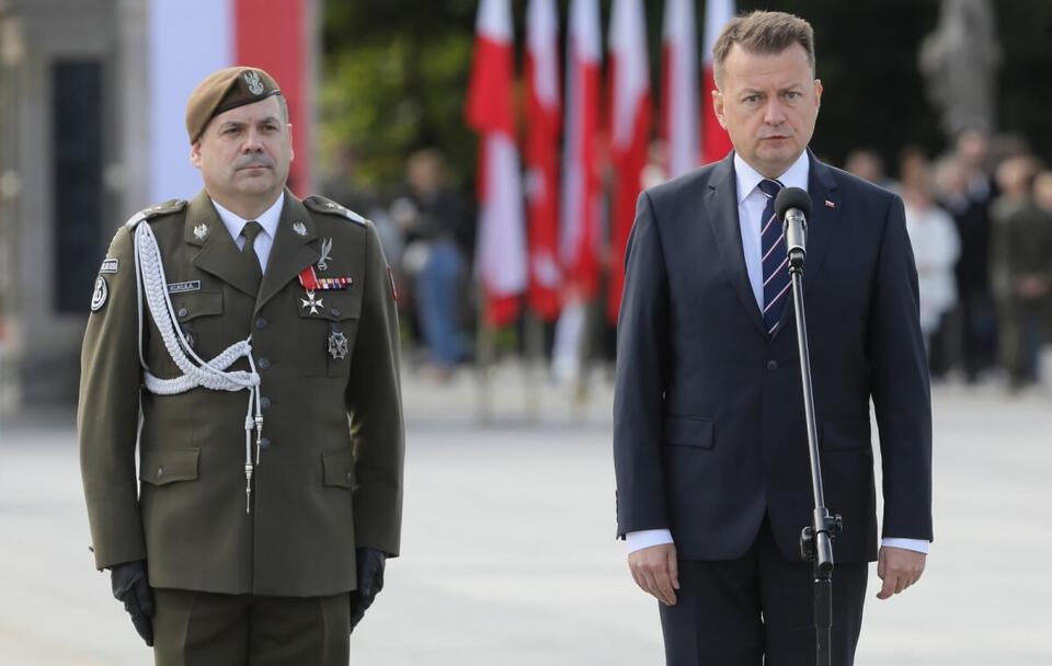 Gen. dyw. Wiesław Kukuła/ Minister Mariusz Błaszczak / autor: PAP/Paweł Supernak