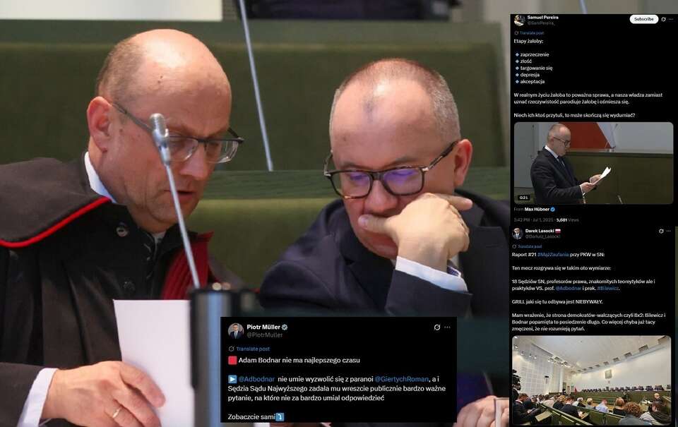 Adam Bodnar i prok. Bilewicz / autor: PAP/Leszek Szymański