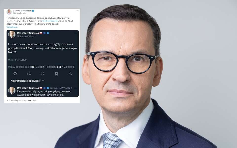 Były premier Mateusz Morawiecki / autor: Fratria