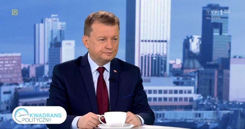 Mariusz Błaszczak  / autor: screen TVP