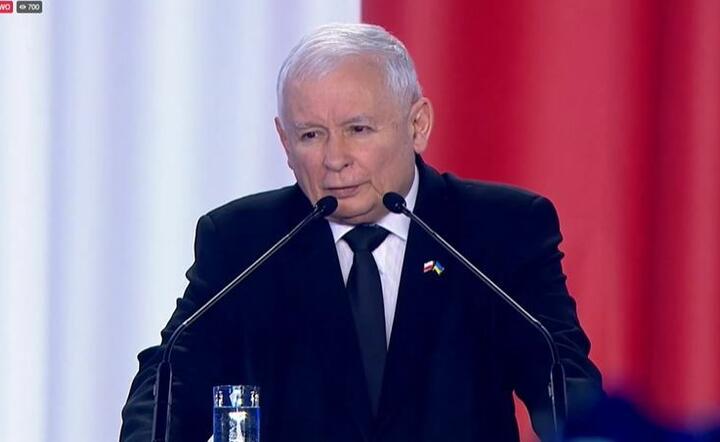 Jarosław Kaczyński  / autor: PAP/Transmisja z konwencji 