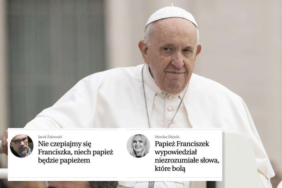 Papież Franciszek  / autor: PAP/EPA/Wyborcza.pl
