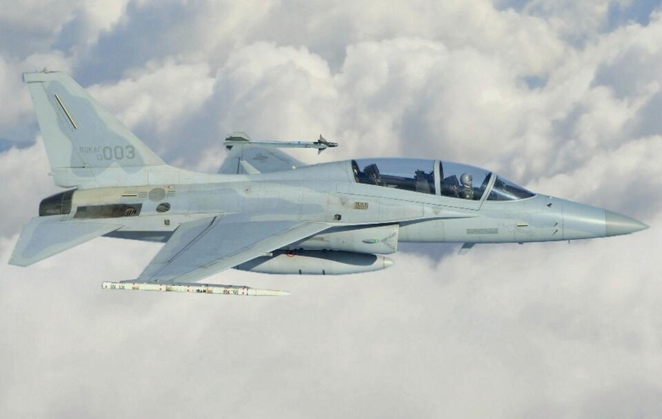 FA-50 Fighting Eagle of ROK Air Force / autor: Wikimedia Commons - Republic of Korea Armed Forces / Creative Commons Attribution-Share Alike 4.0 International