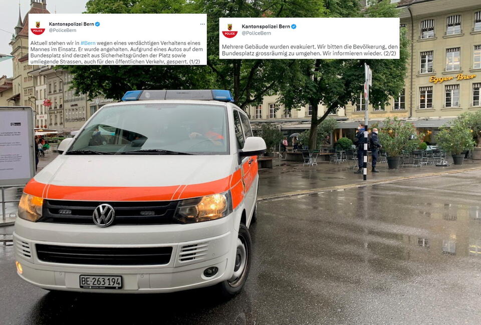 Policja kantonu Berno / autor: screenshot Twitter @PoliceBern