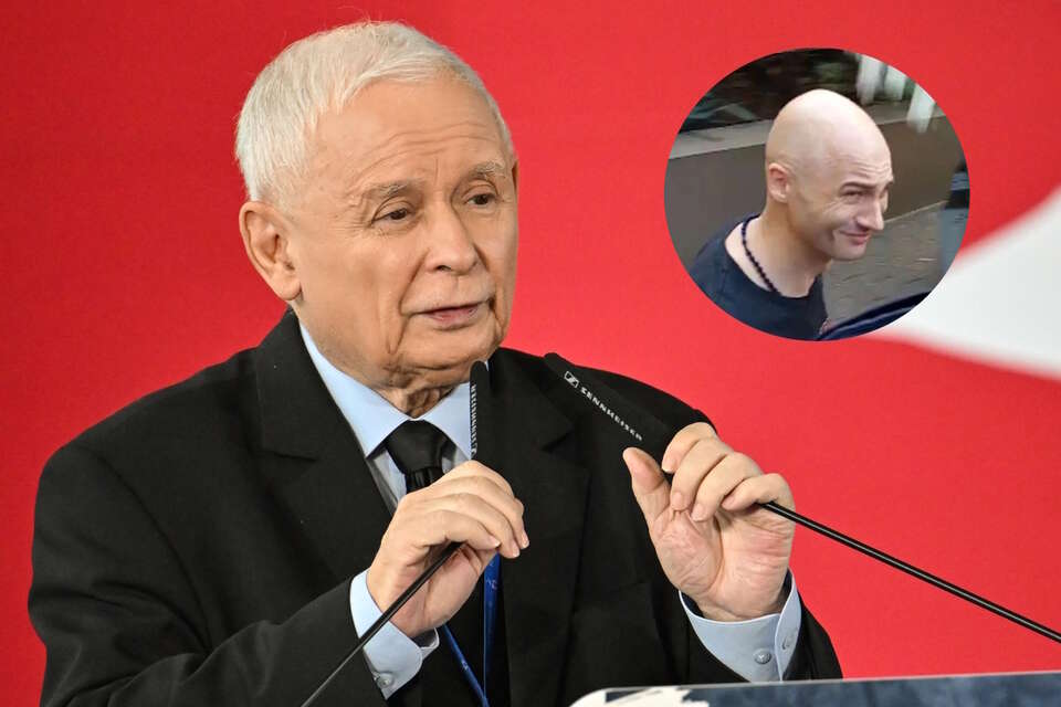 Prezes PiS Jarosław Kaczyński przemawia podczas kongresu Prawa i Sprawiedliwości w Przysusze, w miniaturze zdj. ks. Michała Olszewskiego SCJ / autor: PAP/Piotr Polak, Fratria