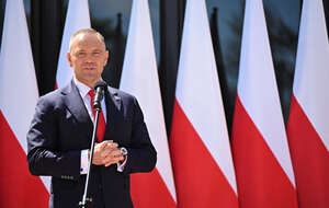 Prezydent Karol Nawrocki / autor: PAP/Marcin Obara