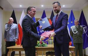 Boris Pistorius i Władysław Kosiniak-Kamysz / autor: PAP/Leszek Szymański