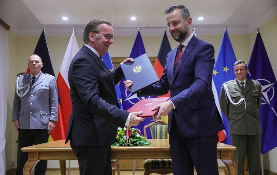 Boris Pistorius i Władysław Kosiniak-Kamysz / autor: PAP/Leszek Szymański