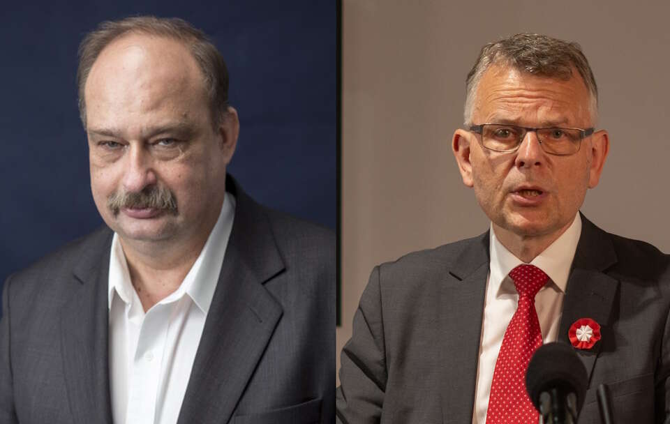 prof. Wojciech Polak, prof. Krzysztof Ruchniewicz / autor: IPN/wikimedia.commons: Zack Masternak/Klub Lewicy - https://www.flickr.com/photos/193098256@N08/54491642890/