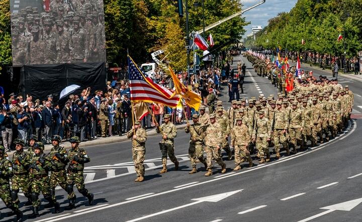 Pododdział US Army na defiladzie w Warszawie, rok 2017 / autor: Fratria / AS
