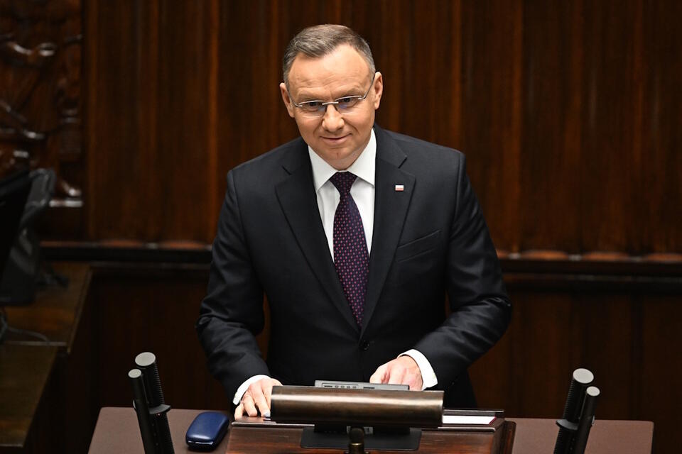 Prezydent Andrzej Duda / autor: PAP/Paweł Supernak