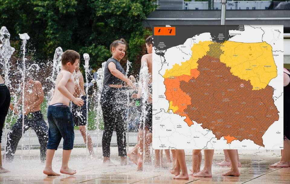Pogodowe zawirowania, upały i burze. Kolejne alerty pogodowe / autor: Fratria/IMGW