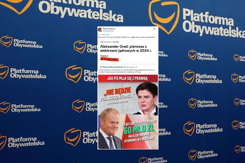 Beata Szydło odpowiada na zarzuty PO / autor: Fratria/X-Beata Szydło, screen