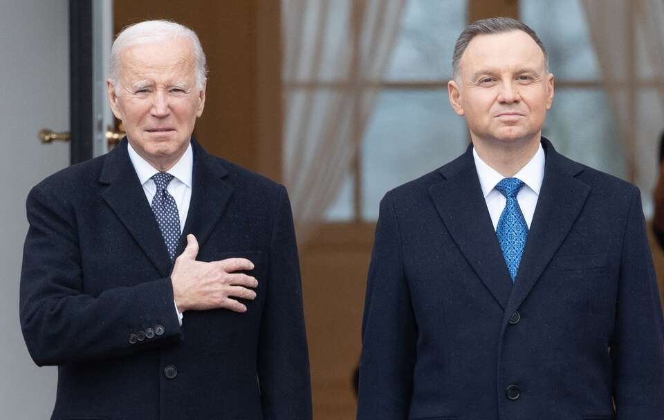 Joe Biden i Andrzej Duda / autor: Fratria