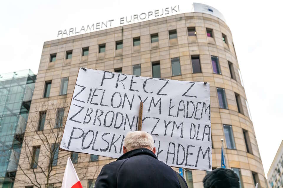Manifestacja przeciwko unijnej polityce Zielonego Ładu / autor: Fratria