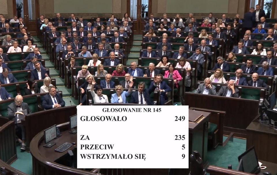 Głosowanie w Sejmie / autor: iTV Sejm