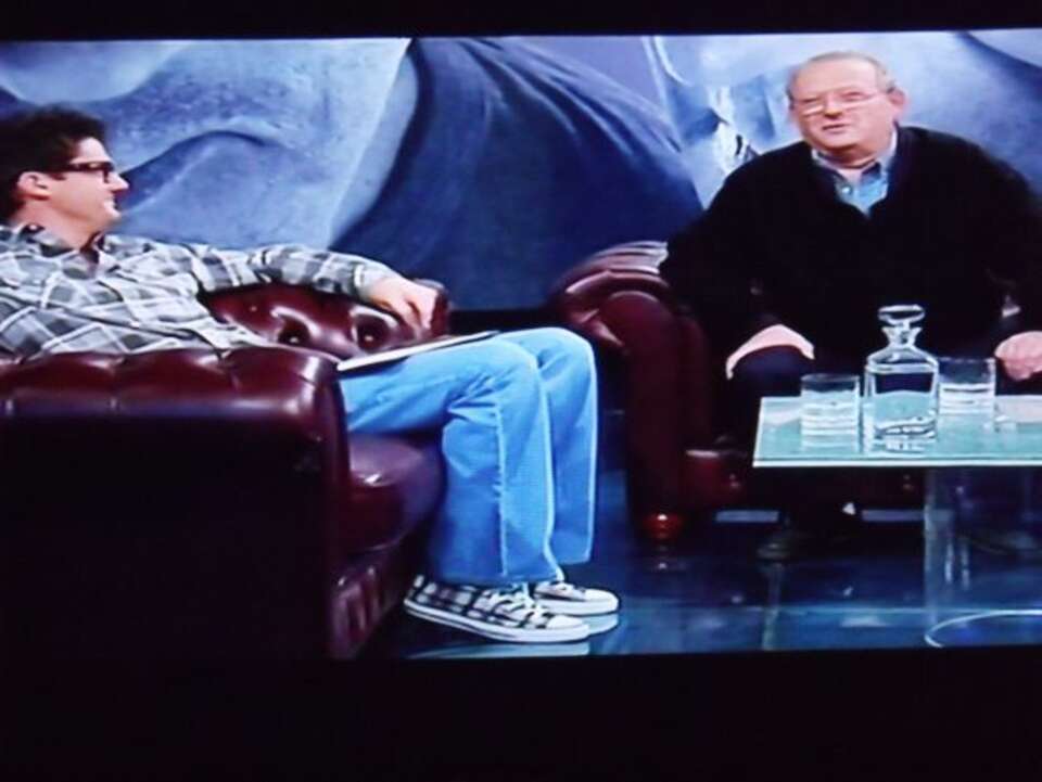 Guru III RP Adam Michnik na kanapie u Wojewódzkiego