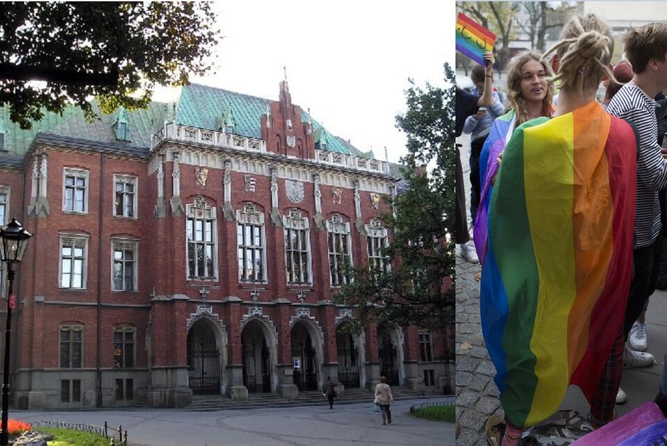 Uniwersytet Jagielloński, Collegium Novum/LGBT / autor: Michalws/CC BY-SA 3.0/GFDL