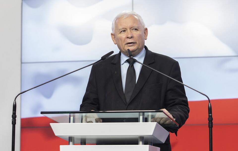 Wicepremier, prezes PiS Jarosław Kaczyński  / autor: Fratria