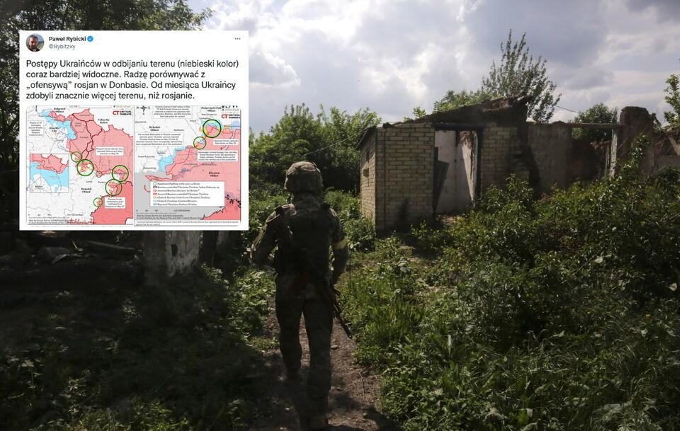 Ukraińska armia robi postępy w odbijaniu zajętych terenów