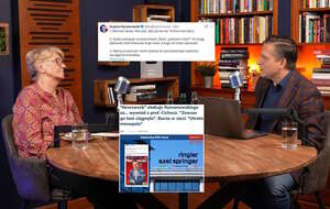 Bogdan Rymanowski rozmawia z prof. Grażyną Cichosza na kanale YT "Rymanowski Live" /  / autor: YT/Rymanowski Live (screen) / X-Bogdan Rymanowski (screen) / wPolityce