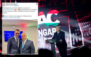 Konferencja CPAC w Budapeszcie. / autor: PAP/EPA/X