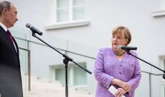 Pakt Merkel-Putin: Oddanie Ukrainy Rosji w zamian za umowy gazowe