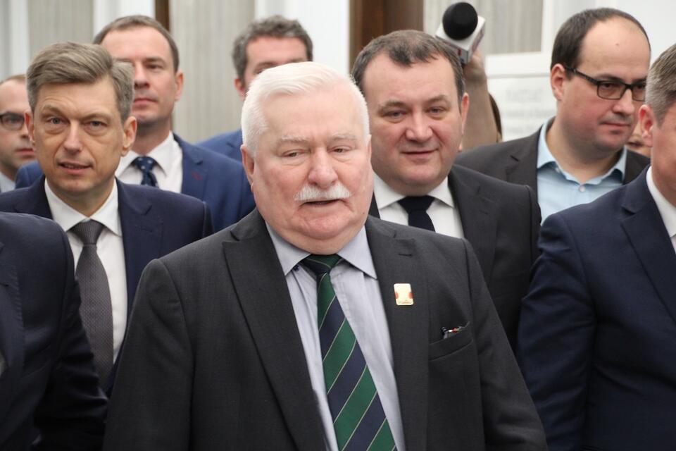 Lech Wałęsa w Sejmie / autor: Fratria