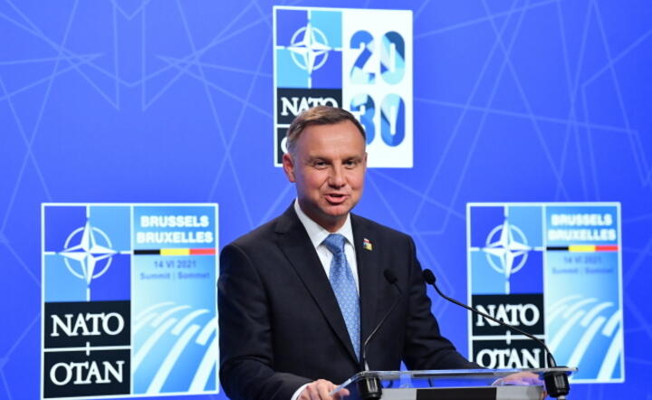Andrzej Duda, szczyt NATO, Bruksela / autor: Radek Pietruszka