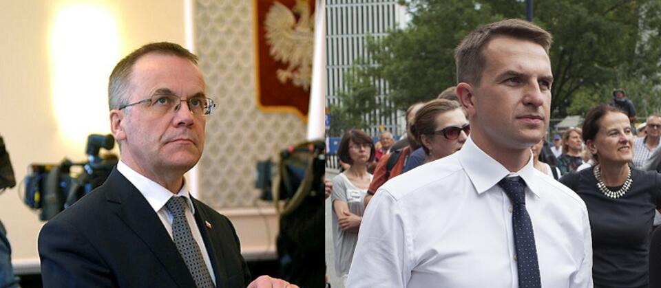 Jarosław Sellin, Adam Szłapka / autor: Fratria/A.Chelstowski/A.Wiktor