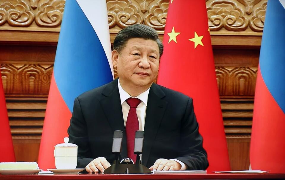  Xi Jinping  / autor: PAP/EPA/MIKHAEL KLIMENTYEV/SPUTNIK/KREMLIN POOL