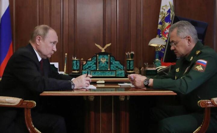 Władimir Putin i Siergiej Szojgu  / autor: POOL PAP/EPA/MIKHAEL KLIMENTYEV/SPUTNIK/KREMLIN