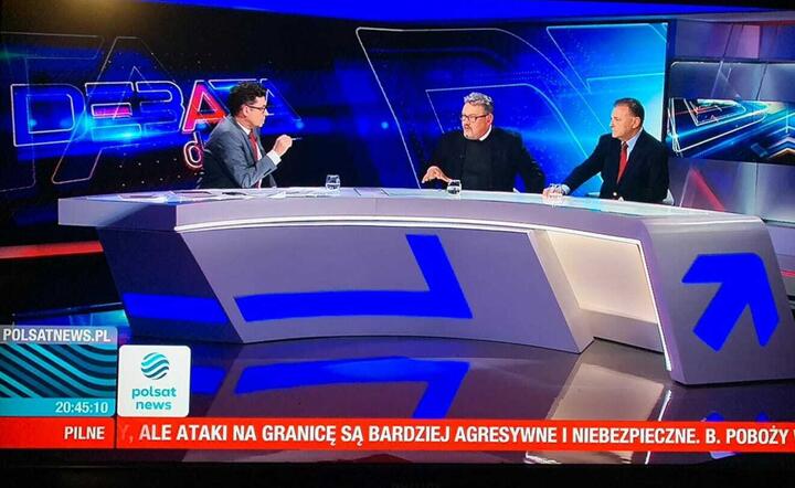 Debata w Polsat News, Maciej Wośko z Gazety Bankowej i Witold Orłowski z PWC / autor: Polsat News/screen, Fratria