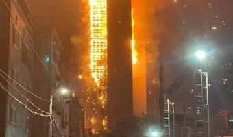 Korea Płd./ Płonie wieżowiec w Ulsan - ewakuowano setki osób