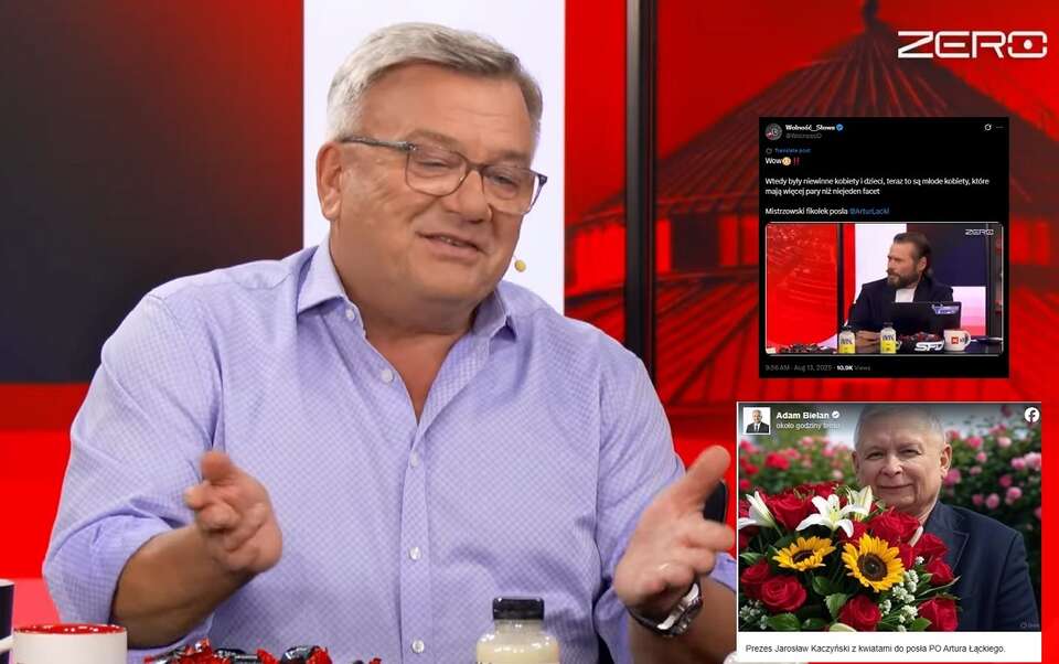 Artur Łącki w Kanale Zero / autor: Fratria 
