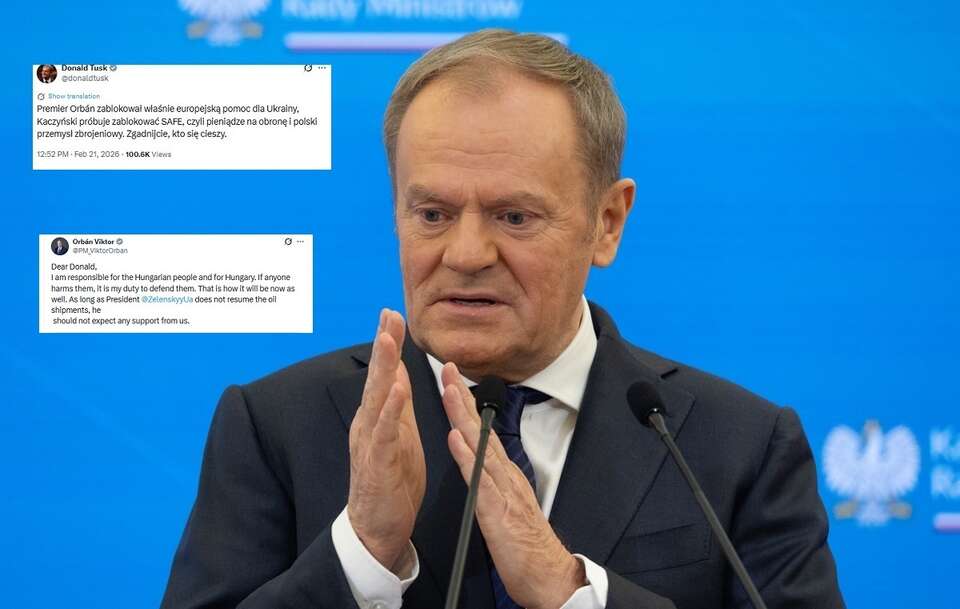Tusk brnie w kłamstwa o PiS. Odpowiedział mu Orban!