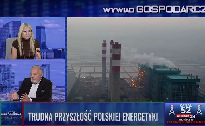 Wojciech Dąbrowski był gościem red. Agnieszki Łakomej w programie "Wywiad Gospodarczy" / autor: Fratria YT @wpolsce24 - screen