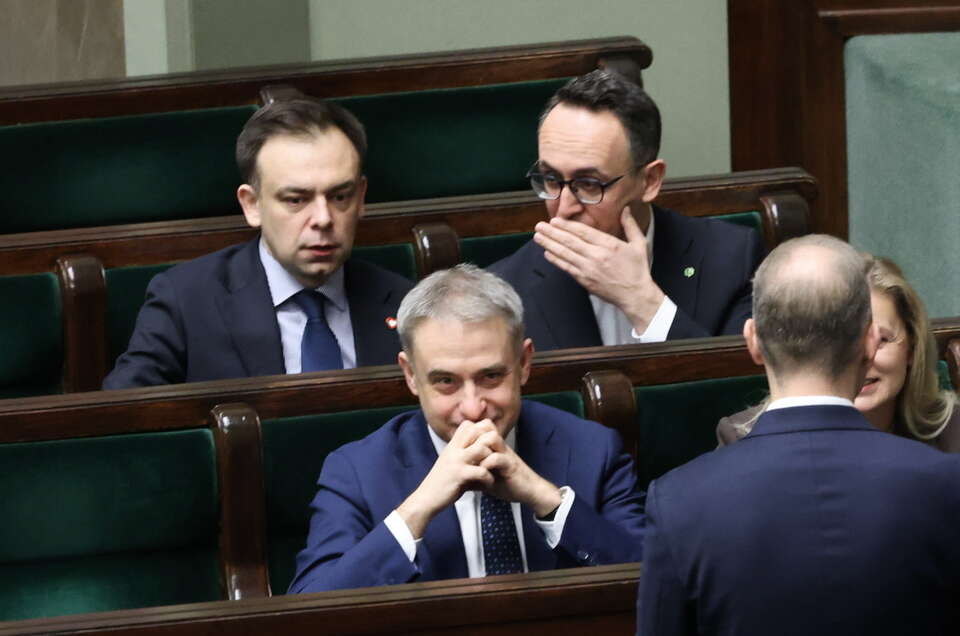 Minister Andrzej Domański o euro i złotym / autor: PAP/Albert Zawada