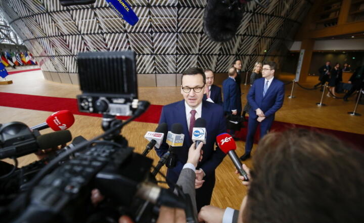 Premier Mateusz Morawiecki na szczycie przywódców krajów UE w Brukseli / autor: PAP/EPA/JULIEN WARNAND