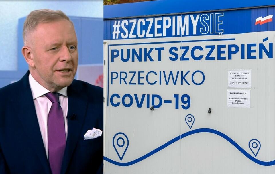 Dr Sutkowski: Kolejka do szczepień powinna być jak cała Polska / autor: TVP Info (screen); Fratria 